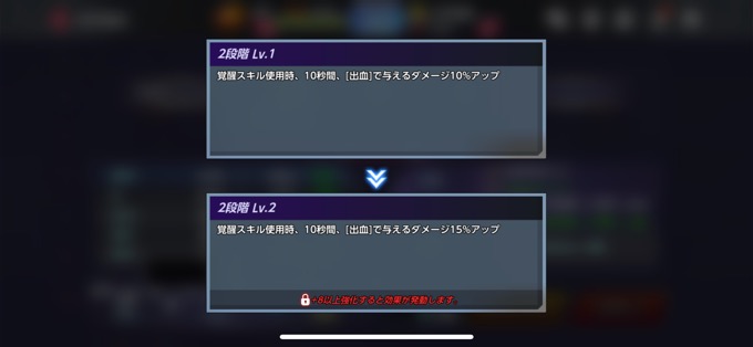 覚醒スキル使用時