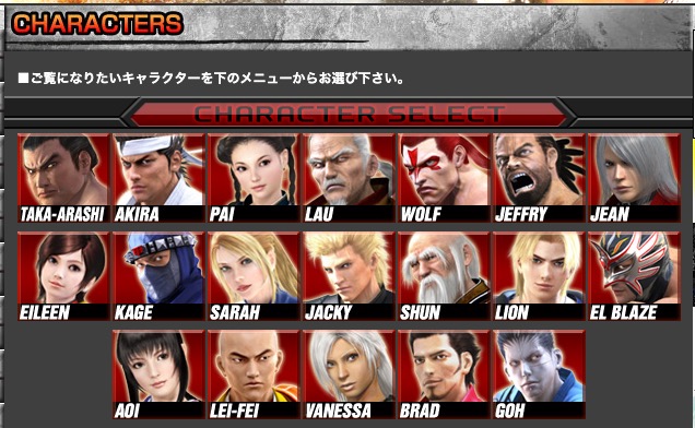 登場ファイター